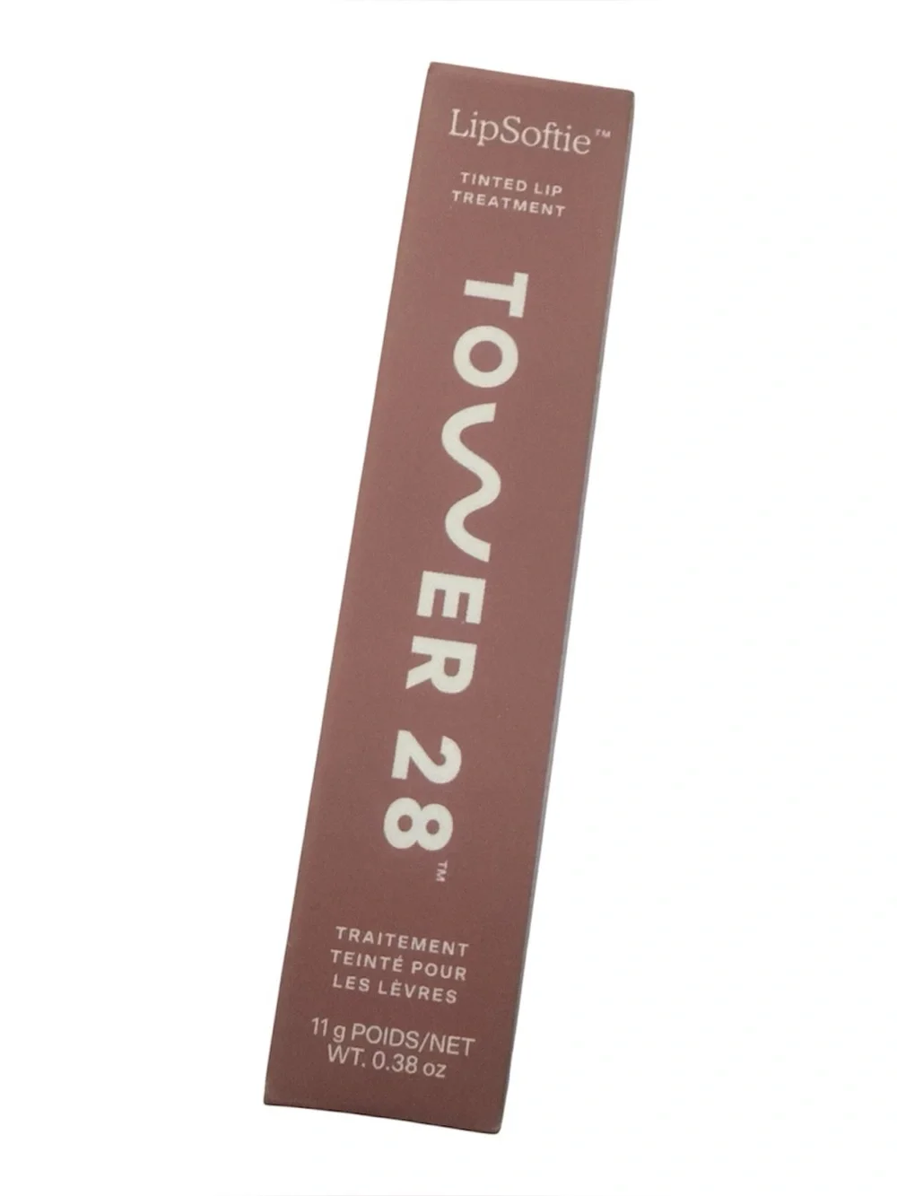TOWER 28 LipSoftie® Tinted Lip Treatment in Sugar Plum,  Full Size, New in Box